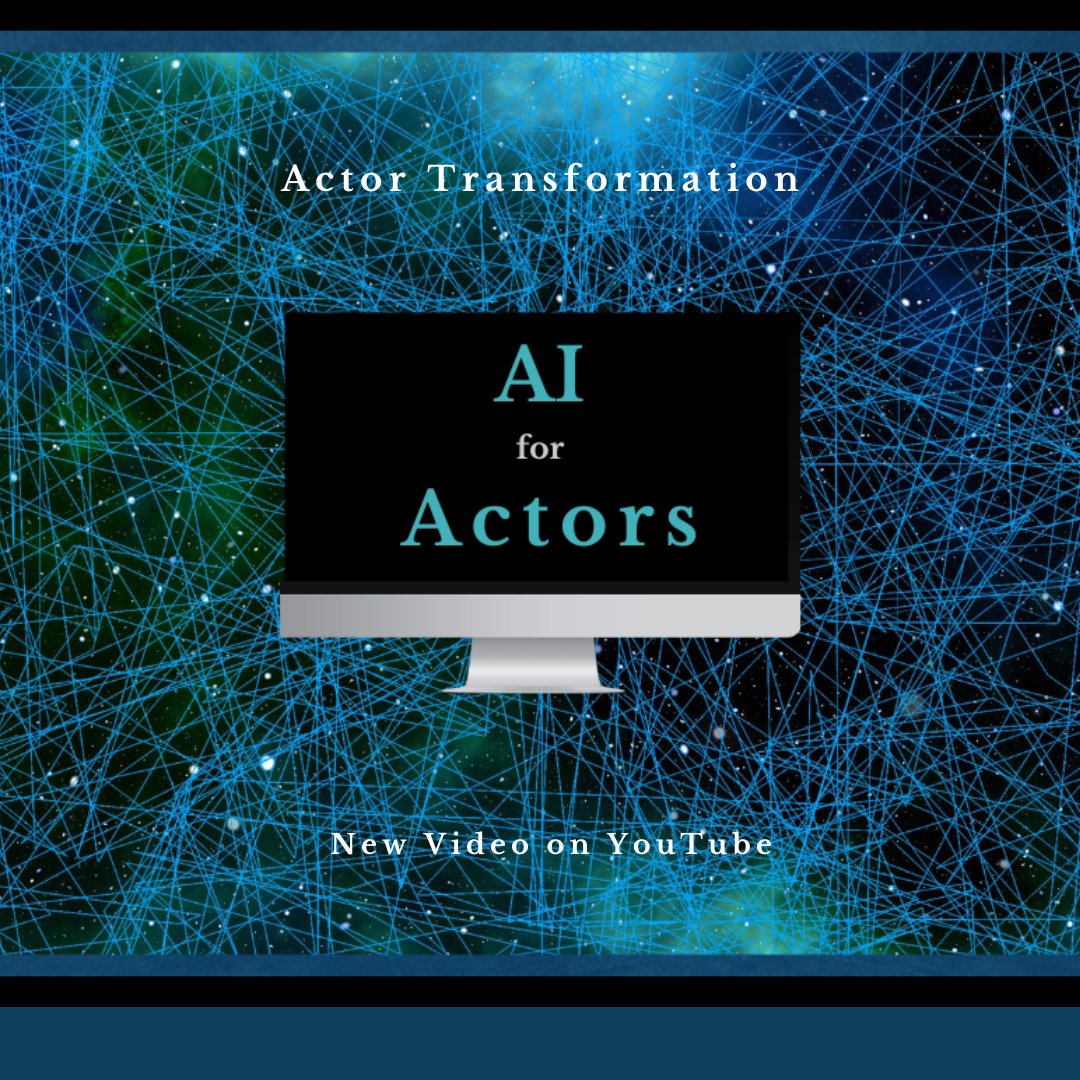 Hi Actors, We have a new video on our Youtube Channel youtube.com/watch?v=U7DYbs… that talks about a couple cool AI tools that are useful for Actors. Hope to see you over there. - And of course... Please subscribe ❤️ -
