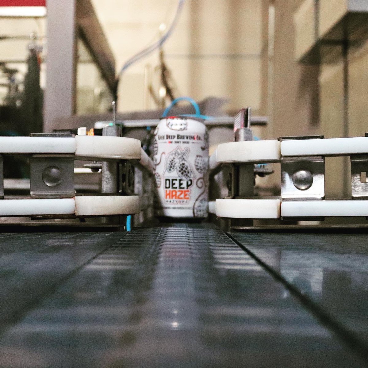 KneeDeepBrewing's tweet photo. Like poetry in motion… #DeepHaze #CanningSeason #TeamHaze https://t.co/Exqhf0Vaum