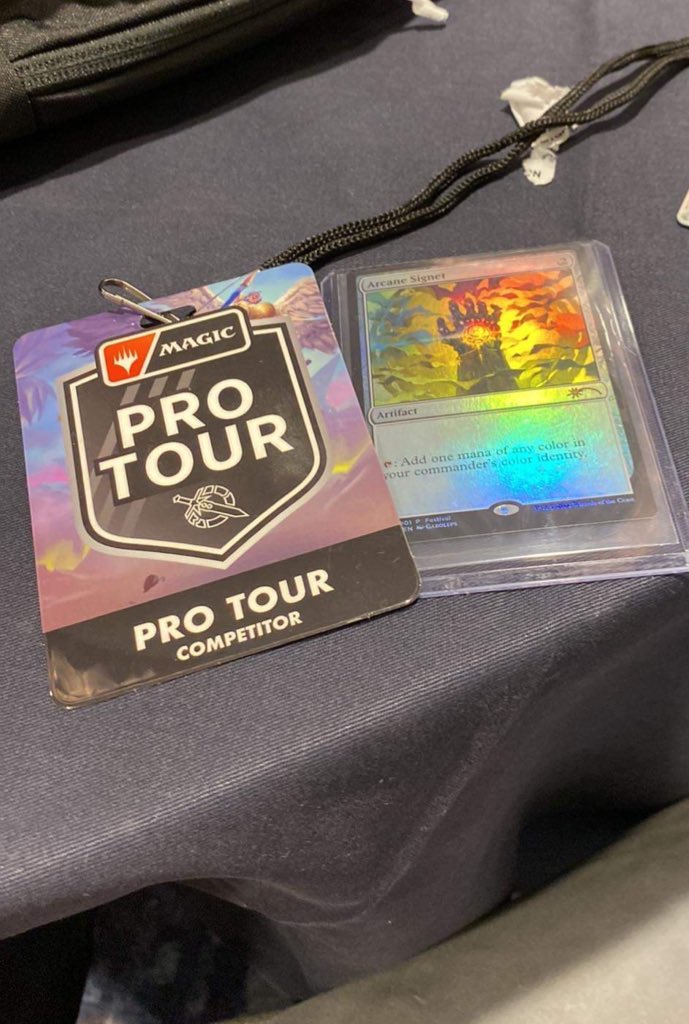 team_metamorph's tweet photo. Pro Tour March of the Machines is here. We are wishing the best to our teammate @bluegaknights competing this weekend. Good luck brother! #PTMinneapolis https://t.co/RwyG7QWVNv