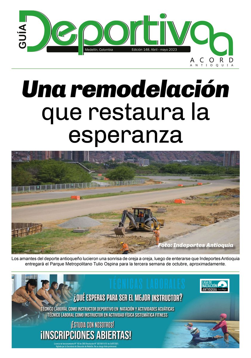 acordantioquia's tweet photo. #GuíaDeportivaPrensa 📰 | Ahora puedes leer nuestro periódico desde la web. Con la participación de nuestros socios de Número y de Capítulo, como
@monsalve_juanes , @Santiagoemea  , @JoseDavidChala1 y  muchos más.   

Conoce la nueva edición aquí:  https://t.co/MvsXlaD6nO https://t.co/GnV07LfjAl