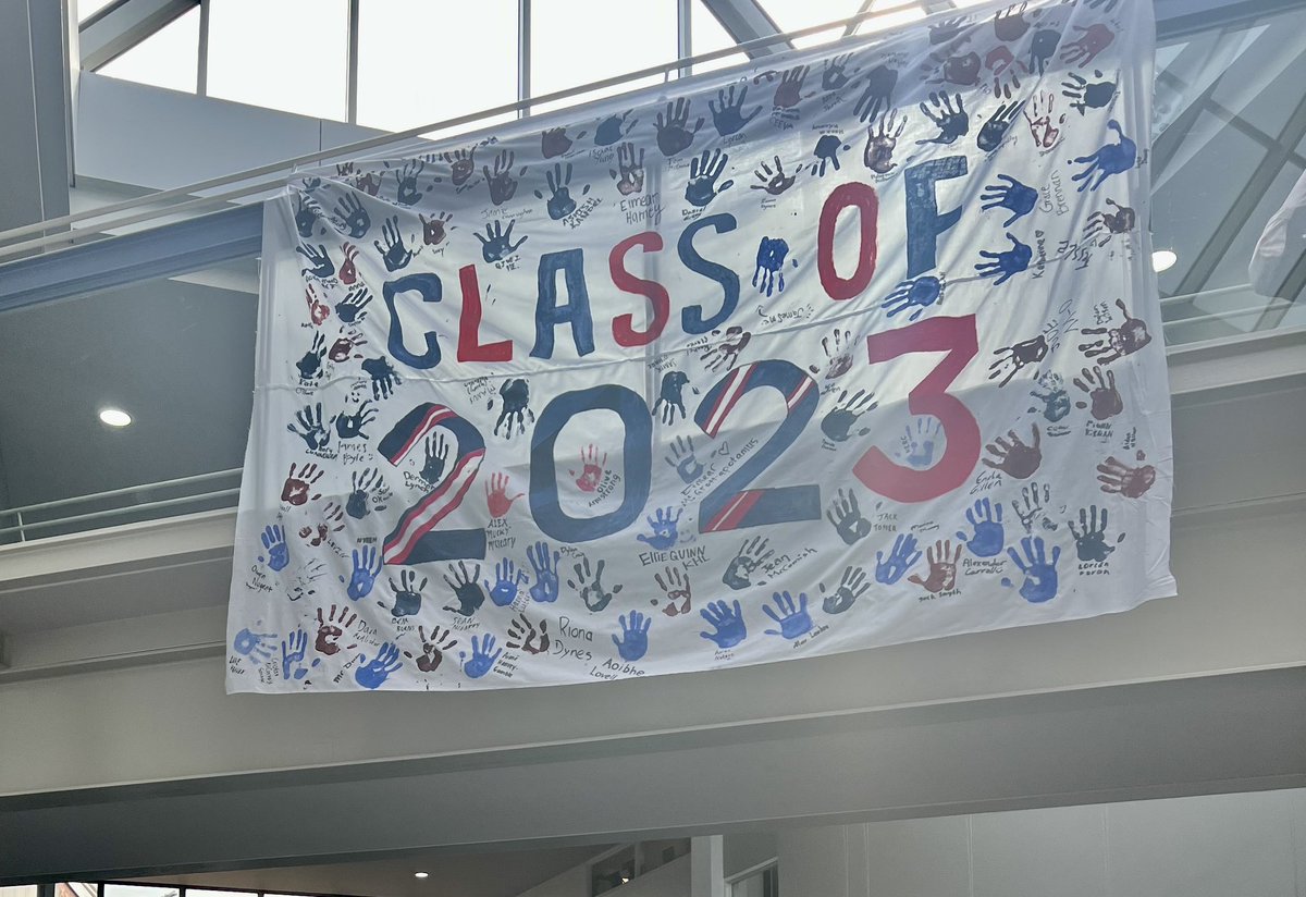 Good luck to the Class of 2023 🍀🥳