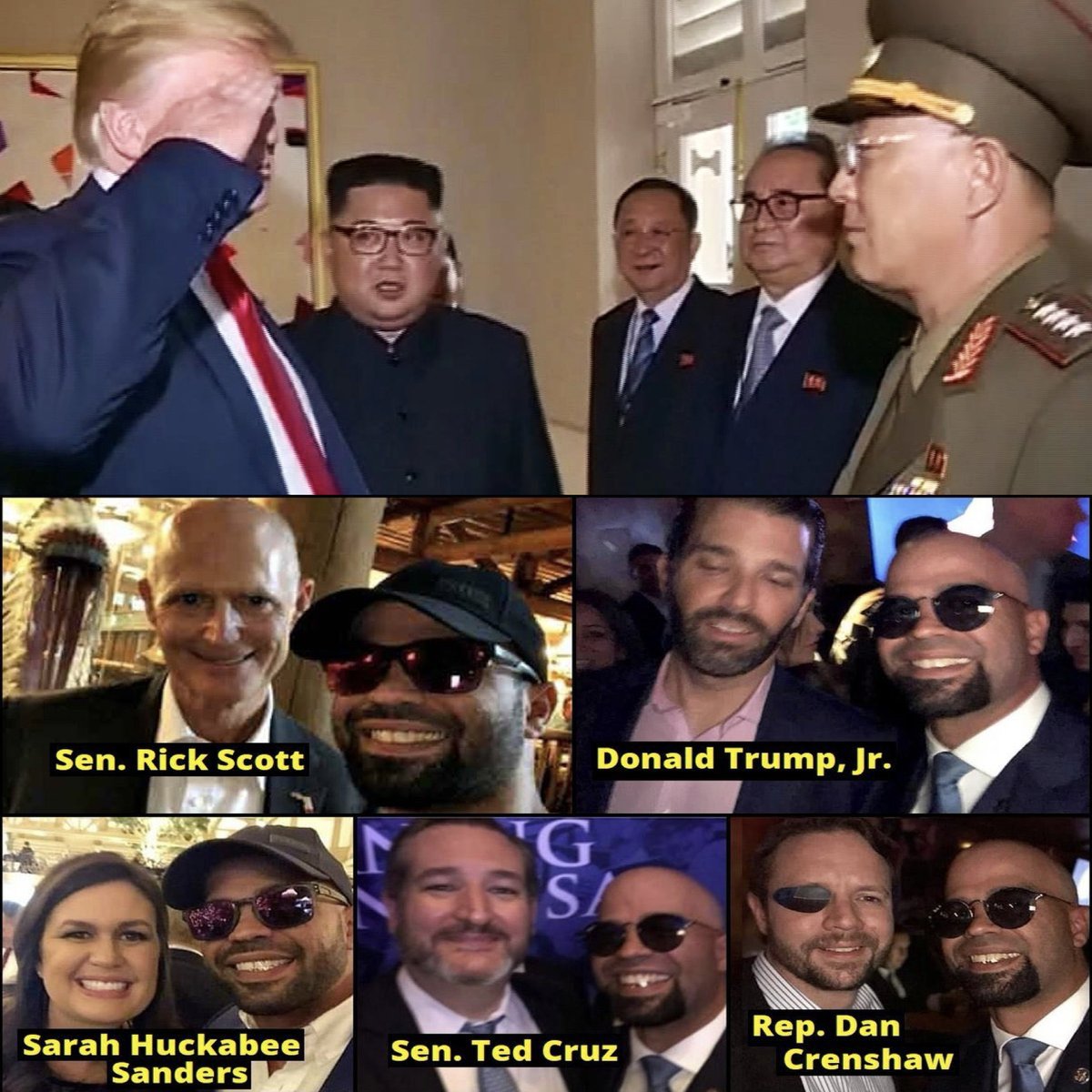 Republicans showed America's military and veterans EXACTLY who they were by not blinking when their standard-bearer saluted a dictator's top general. And when Trump's GOP 'lieutenants' fawned over convicted seditionist Enrique Tarrio. #DemVoice1 #ProudBlue #ONEV1