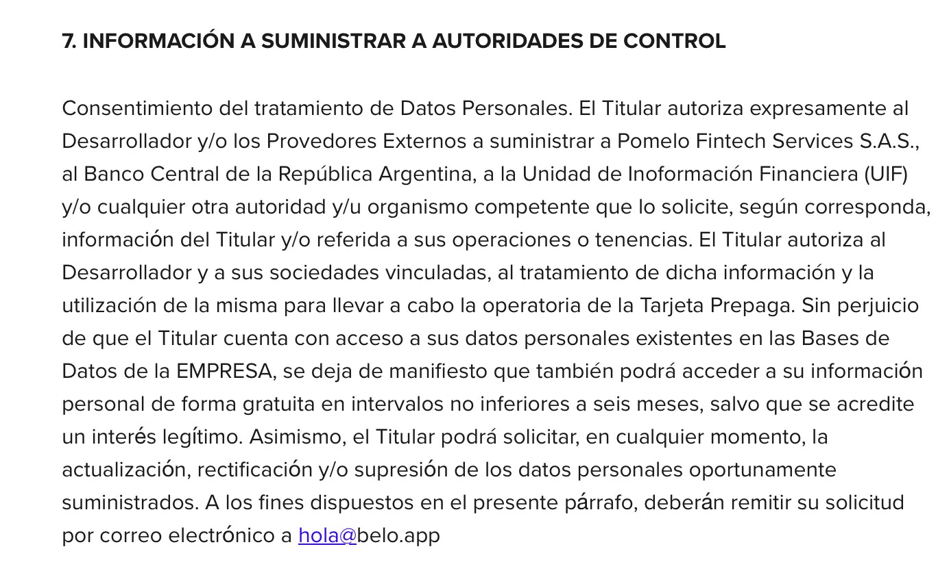 Maximiliano Firtman on Twitter "Belo dice que usa a Pomelo Fintech