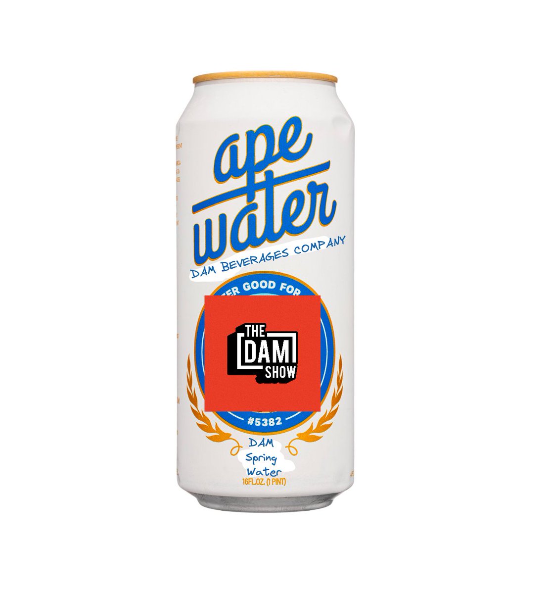 THEDAMSHOW_'s tweet photo. HEY DAM FAM!!

WE GOT OUR OWN @ApeBeverages CAN!!!

RT TO WIN 3 MINT PASSES (AKA FREE WATER IN USA) https://t.co/3XhuLCyJw0