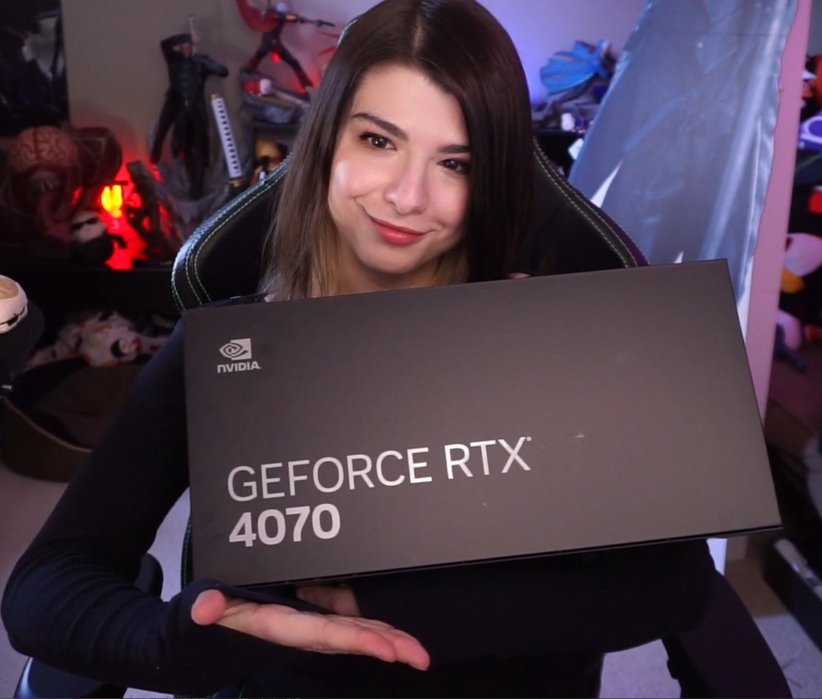 Partnering with <a href="/NVIDIAStudio/">NVIDIA Studio</a> to give away one NVIDIA GeForce RTX 4070 GPU! We upgraded my PC and yours is next!

For a chance to win:
1⃣Follow, Like, Retweet.
2⃣Comment with an upcoming PC game you're looking forward to playing with an upgraded rig.

Enter by May 11. USA ONLY.