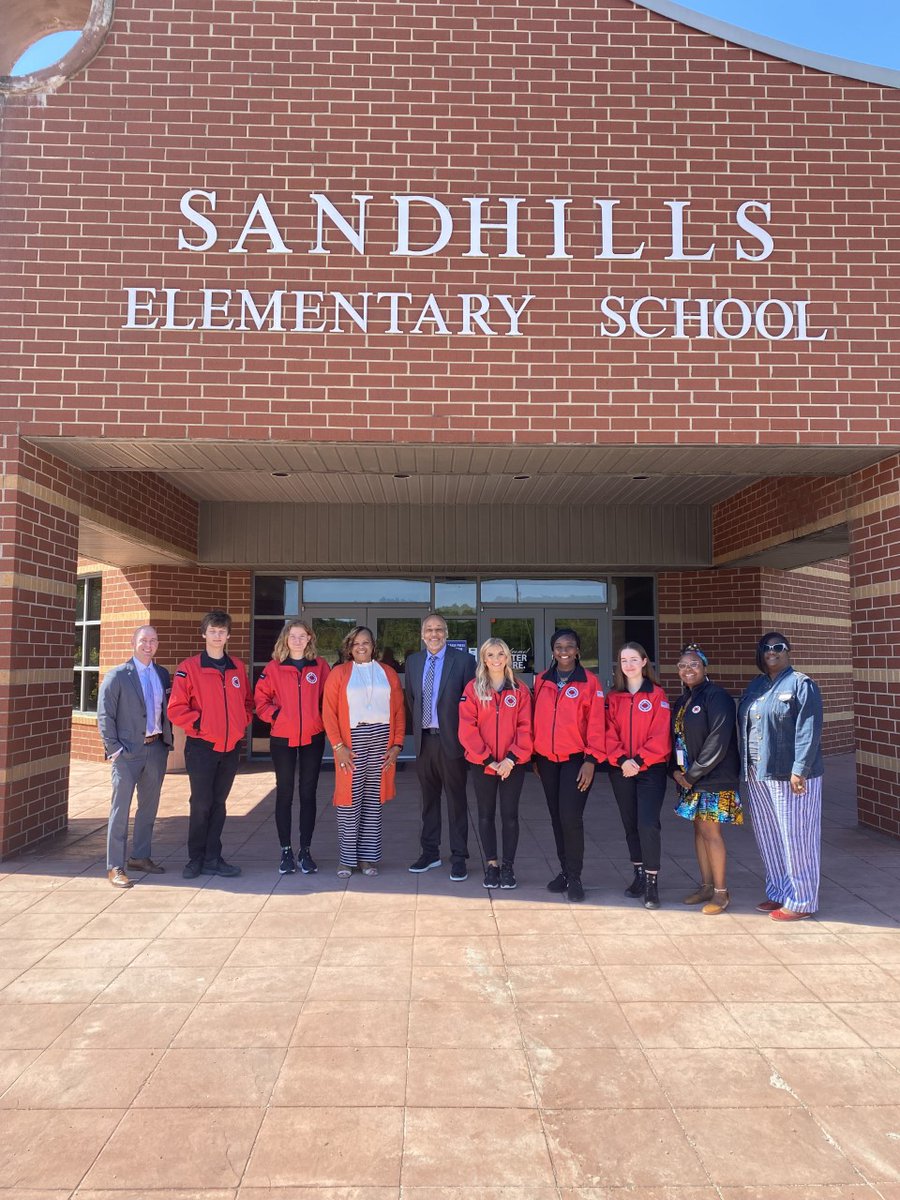 Awesome Sandhills Elementary School tour today to see the great work being done by our City Year Corps Members! Thank you Voorhees University, Candace Shiver, and Joseph Dickey, for attending! Shoutout to Principal Smith and Sandhills Elem!