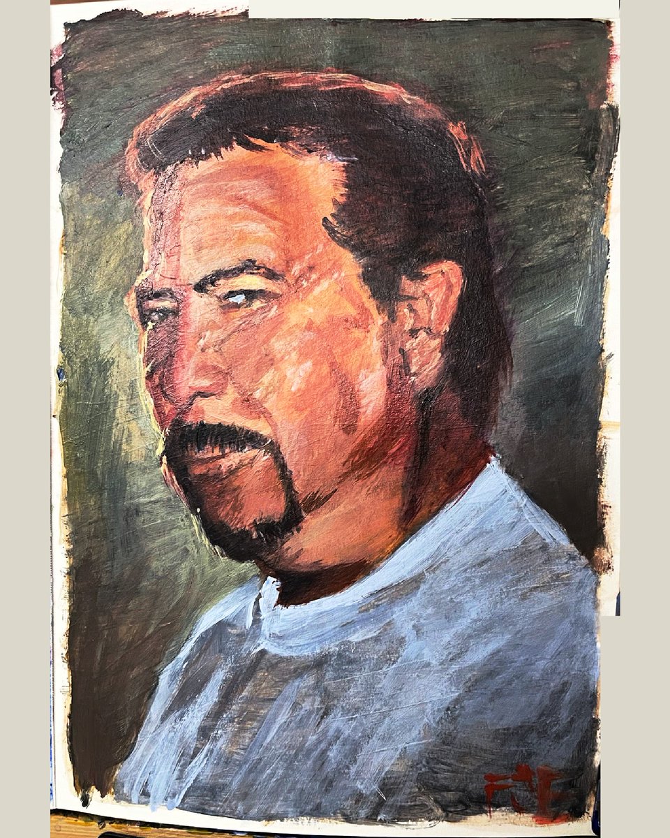 Alonso Rodríguez (Gone but never forgotten) Thanks for everything
7x10 inches
Acrylic on paper
#mouthart #veterano #chicano #portrait #portraitpainting #acrylicpainting #painting #basicsacrylicpaint #watercolor #paper #fabrianopaper #rosemarybrushes #artezaacrylicpaint