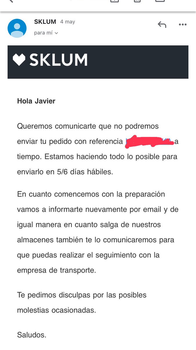 Envíos en 24hrs dice la BIO de <a href="/SklumLoveDesign/">Sklum</a> 😂 Teniendo en cuenta que ya pasaron 6 días desde que lo pedí serían unas 312hrs. <a href="/GWR/">Guinness World Records</a>