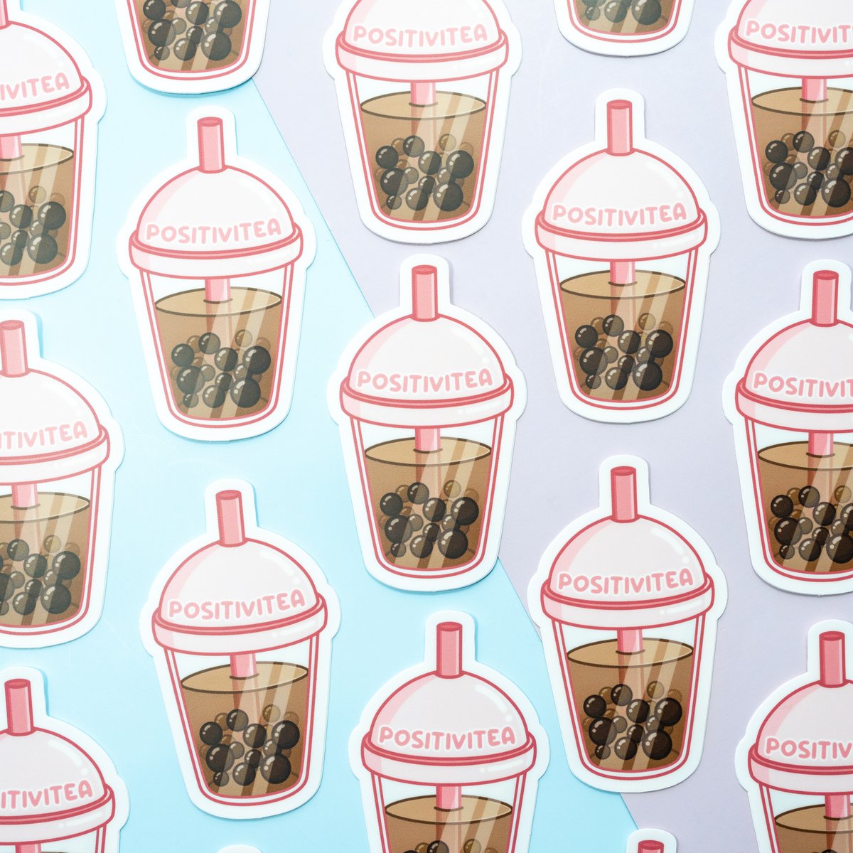 shopmoonmoli's tweet photo. New Positivitea Vinyl Stickers just dropped! For you bubble/boba tea lovers who love putting a positive spin on life! Get yours here https://t.co/Fs22gOMObC

#stickers #stickershop #boba #bobatea #bubbletea #cutestickers https://t.co/nx9uu3Uo5i
