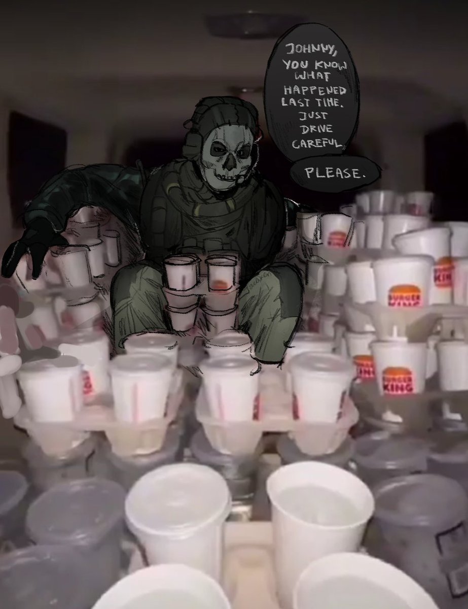 jacaxen's tweet photo. Oh you foolish, naive man...
#Ghost #Soap #COD #MWII #MW2 https://t.co/dLdEPpJhDI