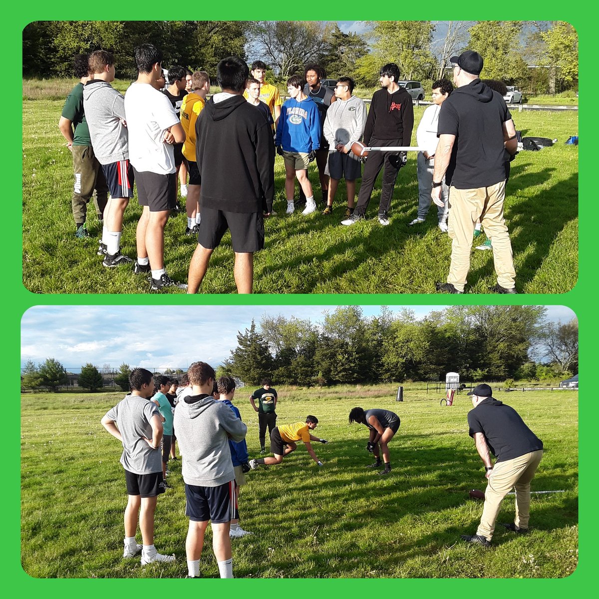 Zoran Milich (@footballmonty) on Twitter photo 🚨 17 players worked hard thru the rain and are now working 1 on 1s with volunteer coach Steve Guidette in the 🌞‼
#TrustAttitudeGrind #FindAWay
<a href="/bcr_two/">Brandon Rector</a> <a href="/Lucas_0PS87/">Lucas Clark</a> <a href="/Yousefelsherbi/">Yousef El-sherbini</a> <a href="/KareemElsherbi9/">Kareem Elsherbini</a> <a href="/jack_schmelzer/">Jack Schmelzer</a> @dow06079634 <a href="/Jorge62318271/">Jorge Orantes</a> @MichaelLopez179 <a href="/damienperone2/">Damien Perone</a> 🚨 17 players worked hard thru the rain and are now working 1 on 1s with volunteer coach Steve Guidette in the 🌞‼
#TrustAttitudeGrind #FindAWay
<a href="/bcr_two/">Brandon Rector</a> <a href="/Lucas_0PS87/">Lucas Clark</a> <a href="/Yousefelsherbi/">Yousef El-sherbini</a> <a href="/KareemElsherbi9/">Kareem Elsherbini</a> <a href="/jack_schmelzer/">Jack Schmelzer</a> @dow06079634 <a href="/Jorge62318271/">Jorge Orantes</a> @MichaelLopez179 <a href="/damienperone2/">Damien Perone</a>