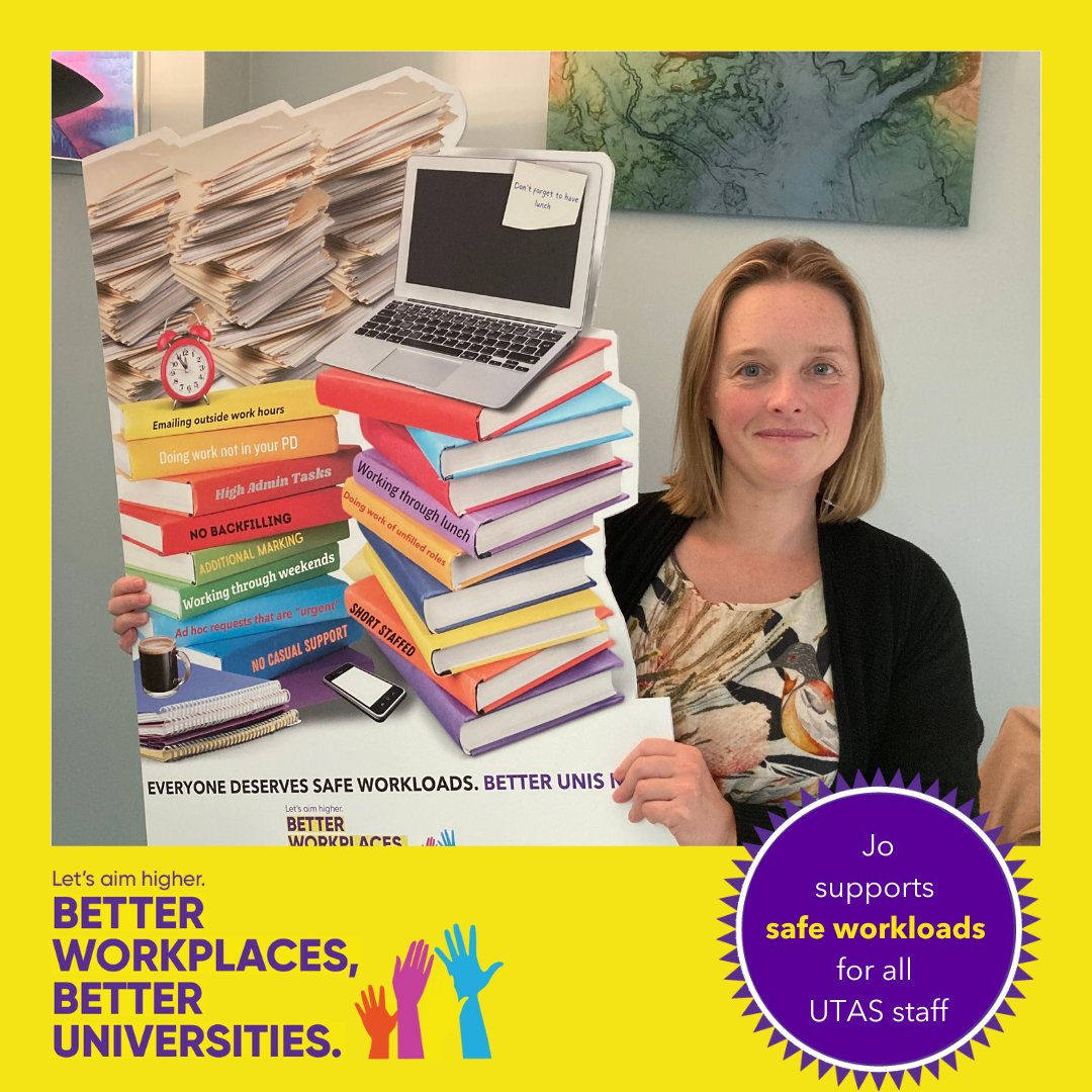 nteu_tas's tweet photo. Unsafe workloads @UTAS_ are leading to burnout, stress, anxiety, and illness among university staff. Members understand this and are saying enough. Join the @NTEUnion to add your voice. #BetterUnisNWA #BetterUTAS #SafeWork #politas https://t.co/WMr4QMwdbo