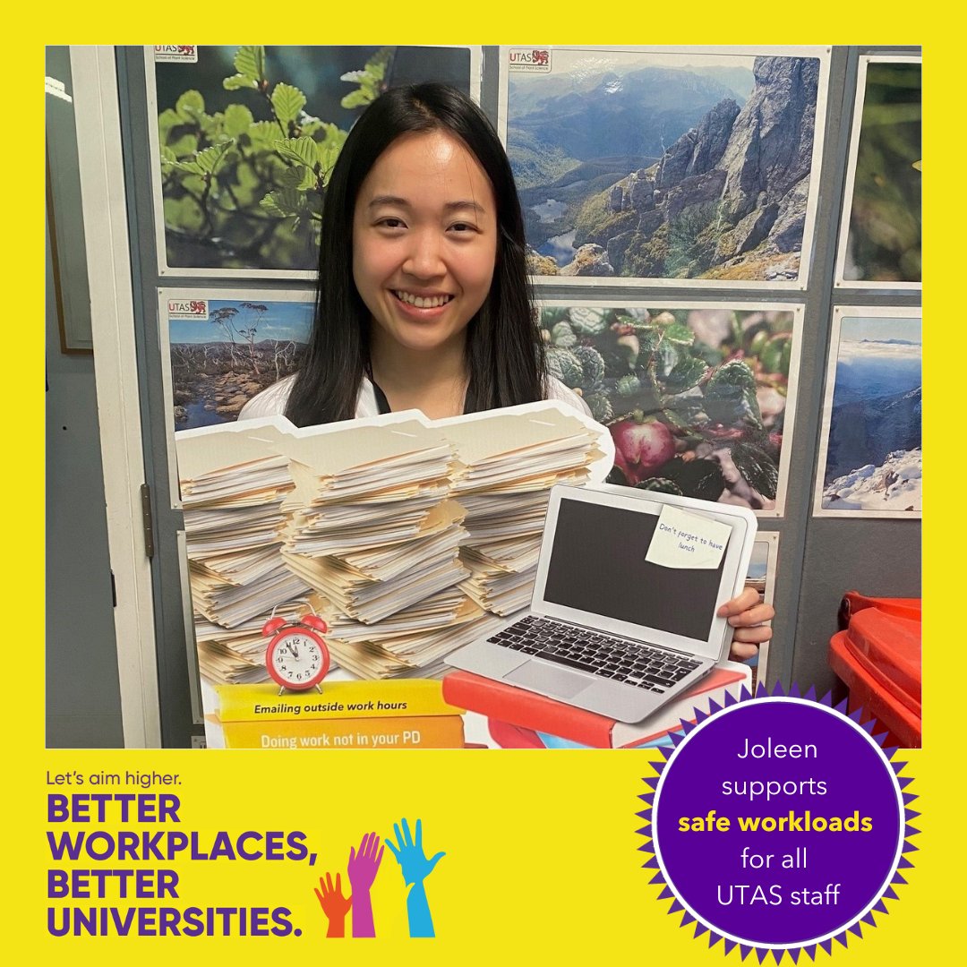 nteu_tas's tweet photo. Unsafe workloads @UTAS_ are leading to burnout, stress, anxiety, and illness among university staff. Members understand this and are saying enough. Join the @NTEUnion to add your voice. #BetterUnisNWA #BetterUTAS #SafeWork #politas https://t.co/WMr4QMwdbo