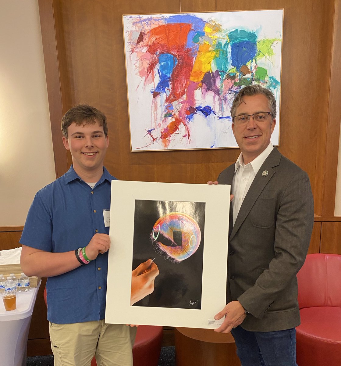 Congratulations to Luke Campbell on winning 1st place at the Congressional Art Competition tonight. He will be flying to Washington DC where his photograph will be hung in the Halls of Congress! 👏🥇#congressionalartcompetition #G2BARR