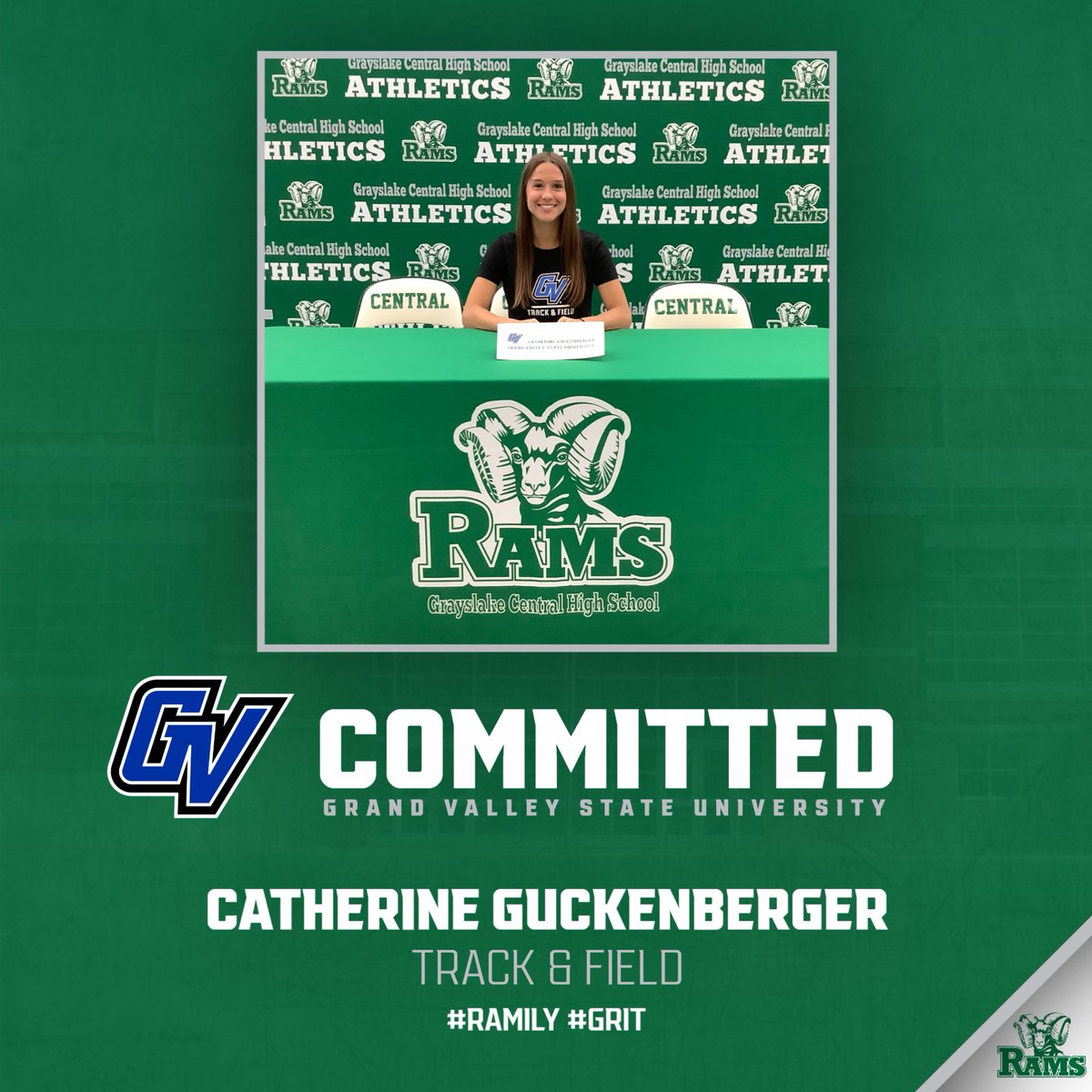 GoGCHSRams's tweet photo. Congrats Catherine! #GRIT #Ramily @GCHSGirlsTrack https://t.co/SRhnRRVvR8