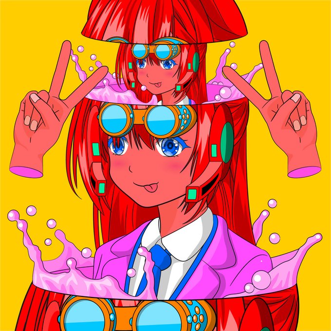 「1girl goggles」 illustration images(Latest)｜21pages