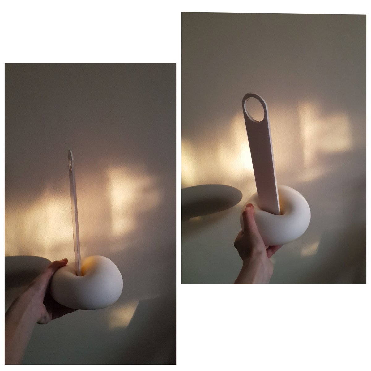 Just played around with a balloon and plaster and loving the result!💫
Thinking of turning it into a stylish table lamp, but still on the fence. 🤔 #DIY #homedecor #creativity