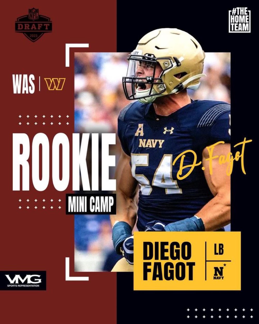 MLFootball on Twitter "🚨UPDATE Former Navy linebacker Diego Fagot has