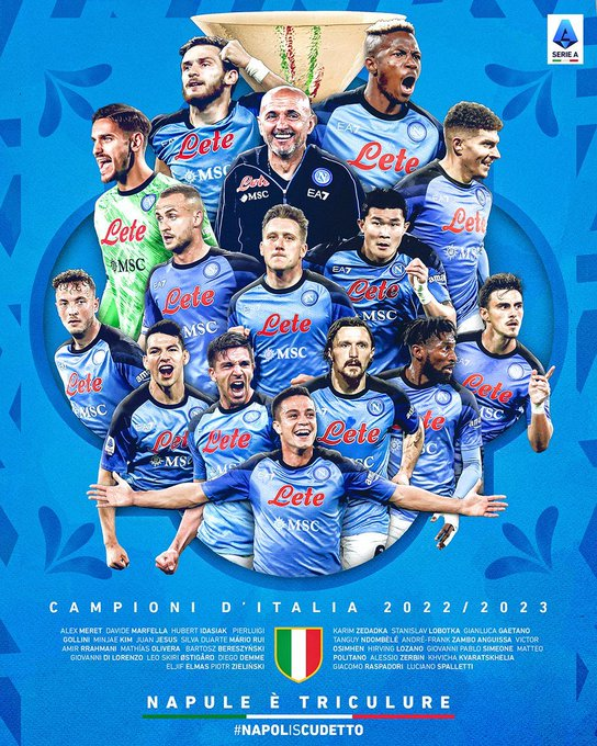 HAPPY SCUDETTO NAPOLI!