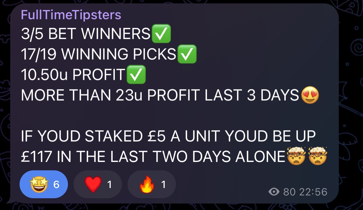 FTtipsters's tweet photo. Our bets speak for themselves…🏆

Link in bio✅ https://t.co/OWO92iIC4c