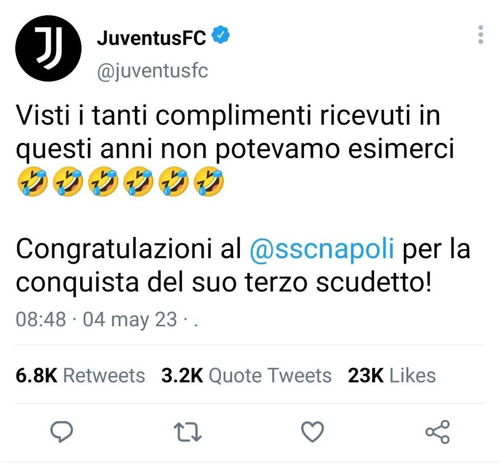 Juventustagram's tweet photo. #Napoli #SerieA #Scudetto https://t.co/OOvqeX6tyJ https://t.co/tJp8dN4I4e