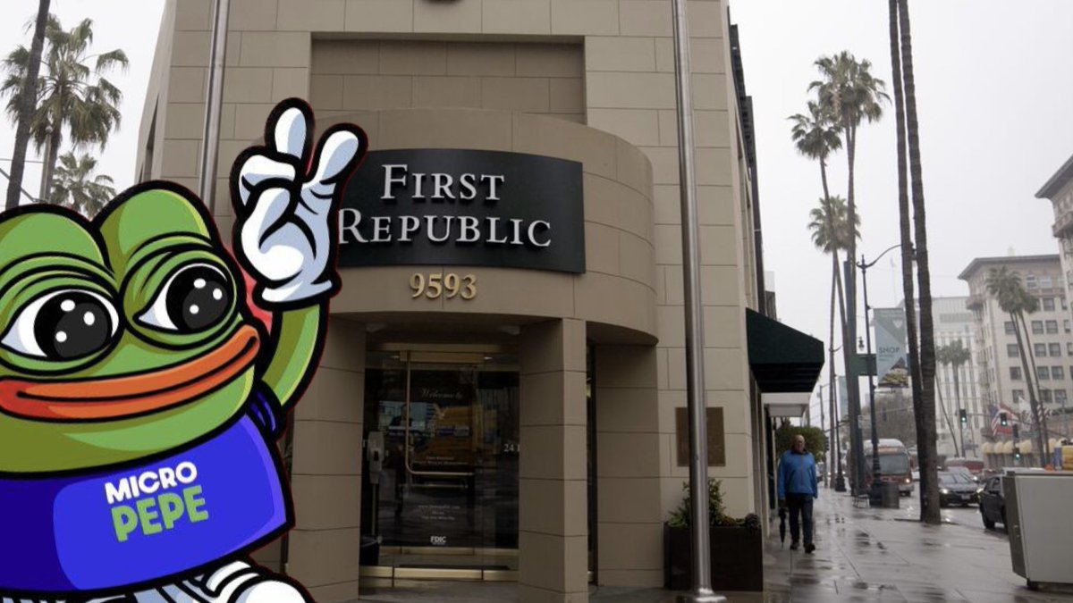 Dontgettricked's tweet photo. #CommunitySupport #BankingDisaster If you were affected by the First Republic Bank collapse, MicroPepe understands your frustration and invites you to join our community for support. Together, we can overcome this setback and build a better financial future. #MicroPepe #Mpepe https://t.co/zWNqe5cid4