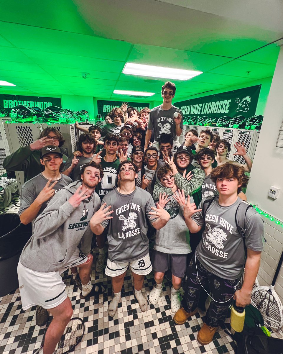 Greenwave_Lax's tweet photo. Back in the win column with a gritty 6-5 win over Manchester.

Micah Krick (Jr) — 3 Goals
Dom Chalifour (Jr) — 11 Saves 
Johnny Rand (Sr) — 1 Goal, 1 Assist
Cooper Ketcham (Fr) — 2 Assists
Riley Joyce (Jr) — 1 Goal
Lukah Ready (Jr) — 1 Goal
Tobey Desroches (So) — 1 Assist https://t.co/kNgKKAVxOc
