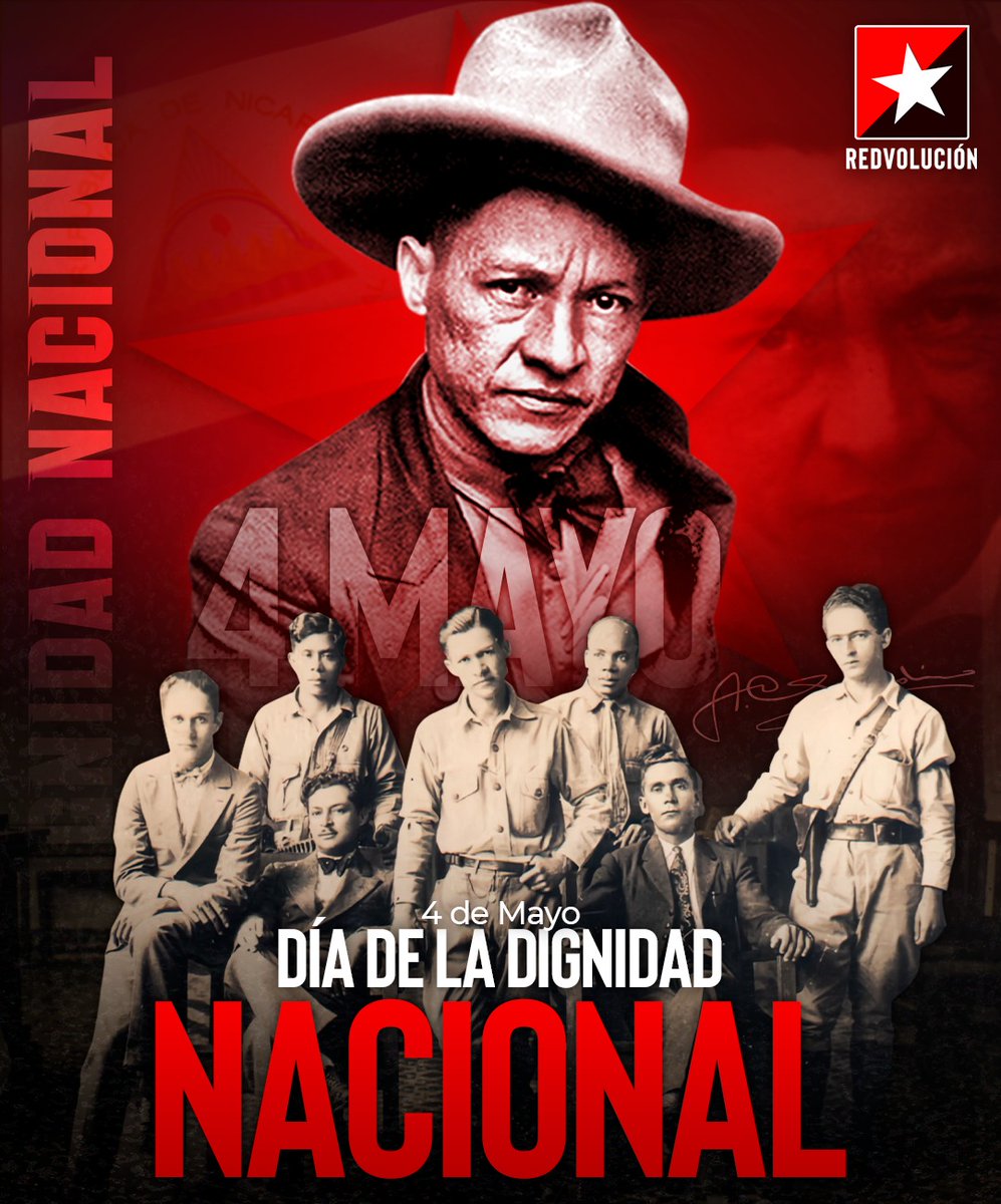 JsLuisaAmanda79's tweet photo. #DignidadNacional El 4 de mayo de 1927, bajo la sombra de un árbol de espino negro, en Tipitapa se compraba la rendición del ejército nicaragüense con la suscripción del Pacto. Pero el General Sandino no aceptó #LeonRevolución https://t.co/0saoYiNMpi