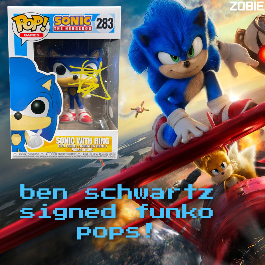Hey! If you, by chance, missed our signing with Ben Schwartz but still want a signed Funko Pop, we got you covered! LINK BELOW! shopzobie.com/collections/ne… #SonicTheHedgehog #FunkoPop #BenSchwartz #Autographed #CollectorsItem #LimitedEdition #VoiceOfSonic #GeekCollectibles