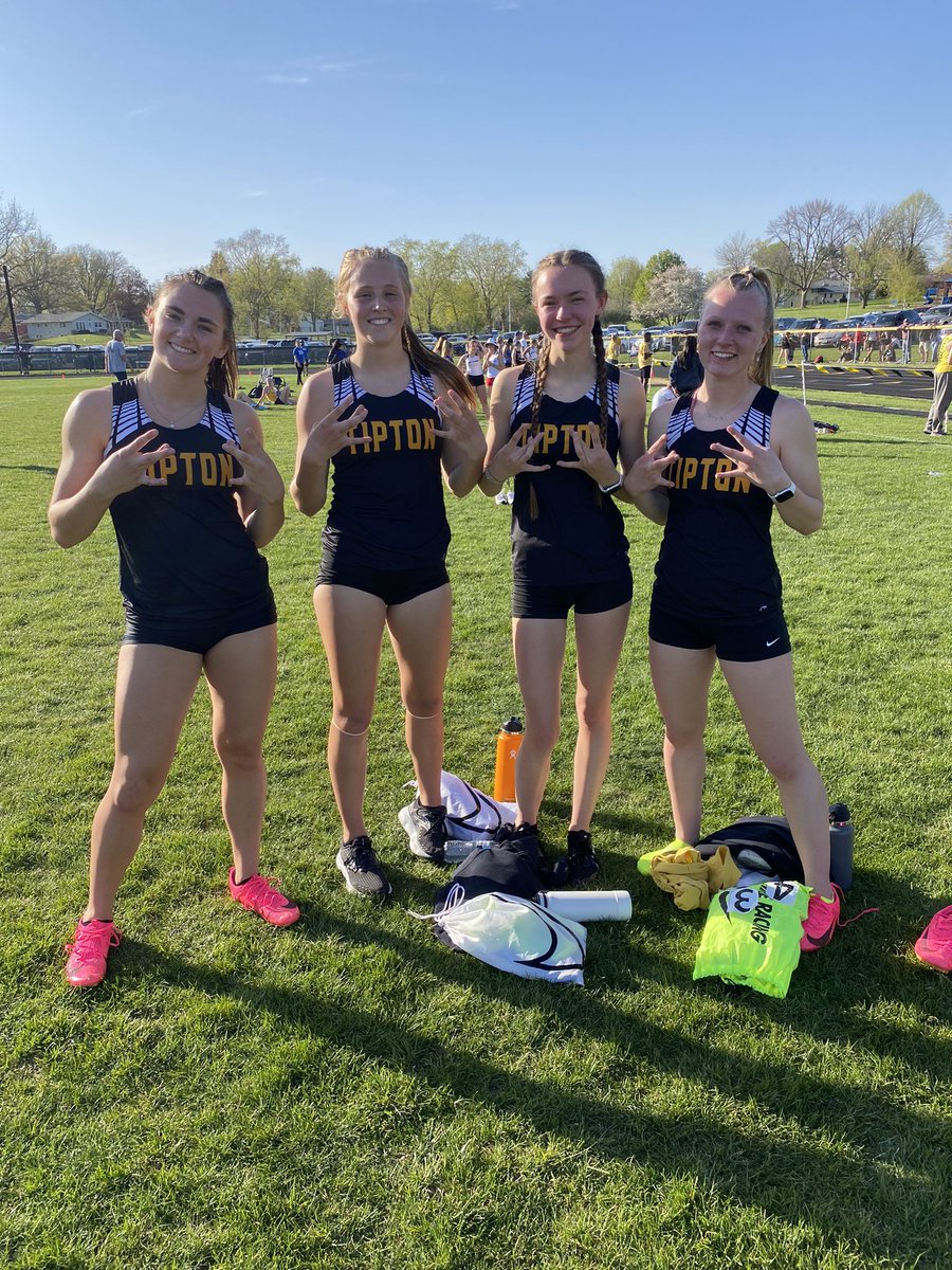 Back to Back to Back 4x800 RVC Champions in a blazing 9:51! <a href="/AddieNerem/">Addie Nerem</a> <a href="/Mack_Walter_/">Mack Walter</a> <a href="/claire_monty_/">claire</a> and <a href="/AliviaEdens/">Alivia Edens</a>