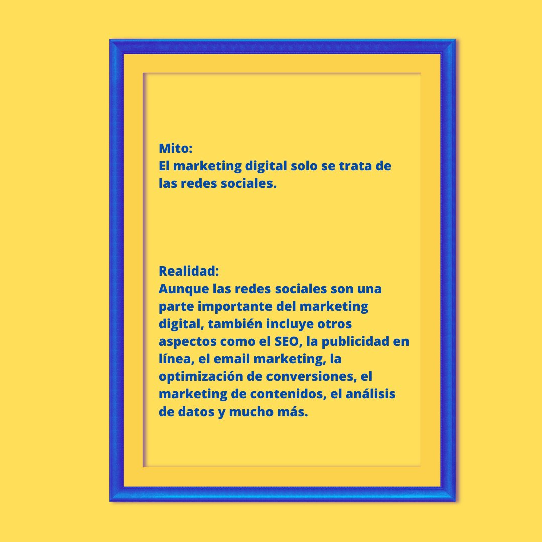 El marketing digital no es fácil ni barato, pero puede ser muy efectivo para cualquier empresa que esté dispuesta a invertir tiempo y recursos en una estrategia bien pensada y ejecutada correctamente.

#Marketing #marketingagency #emprende