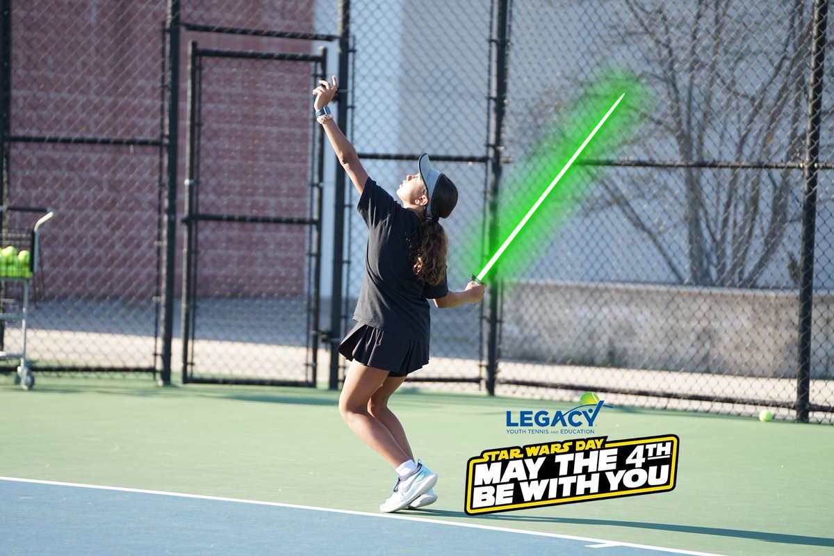 Legacy_YTE's tweet photo. A long time ago on a tennis court far, far, away… #MayThe4thBeWithYou #StarWars #Tennis https://t.co/PWvBzcwErq