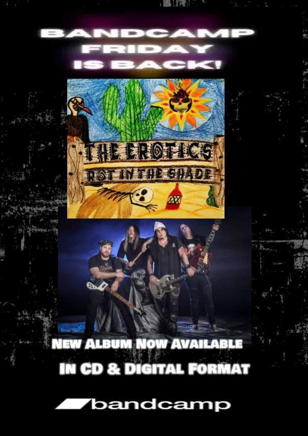 Yes, THIS Friday is Bandcamp Friday, and it's also 'Cinco De Trasho' my birthday, so buy some merch so we can stock on more Tequila:)
theerotics1.bandcamp.com/album/rot-in-t….