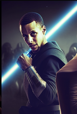 Ben_Shan's tweet photo. Wife: It's May 4th, you should wear a Star Wars shirt
Me: I'm wearing my #stephcurry t-shirt. It's ok, he's a Jedi. #MayThe4thBeWithYou #midjourney https://t.co/AY5FIDqDbz