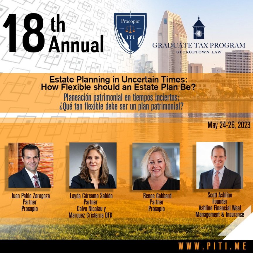 The Procopio International Tax Institute tweet media