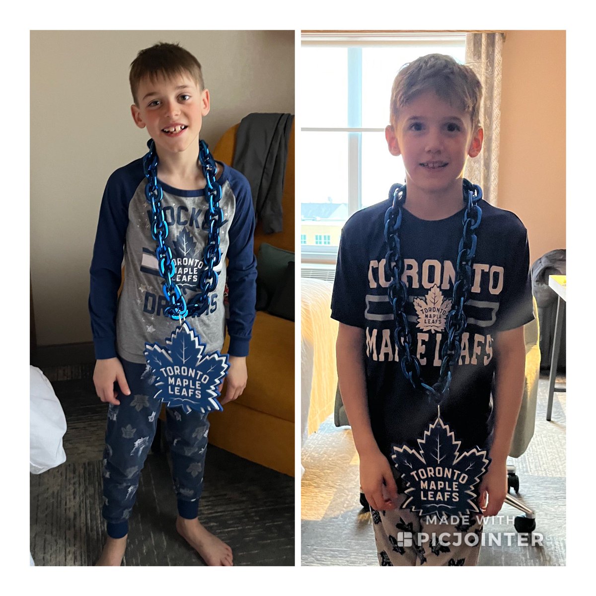 SharpeDevon's tweet photo. Xtreme hockey players ready for the playoffs!!! #GoLeafsGo @MapleLeafs #xtremehockey #eastcoasticebattle https://t.co/sbAndkmJW1
