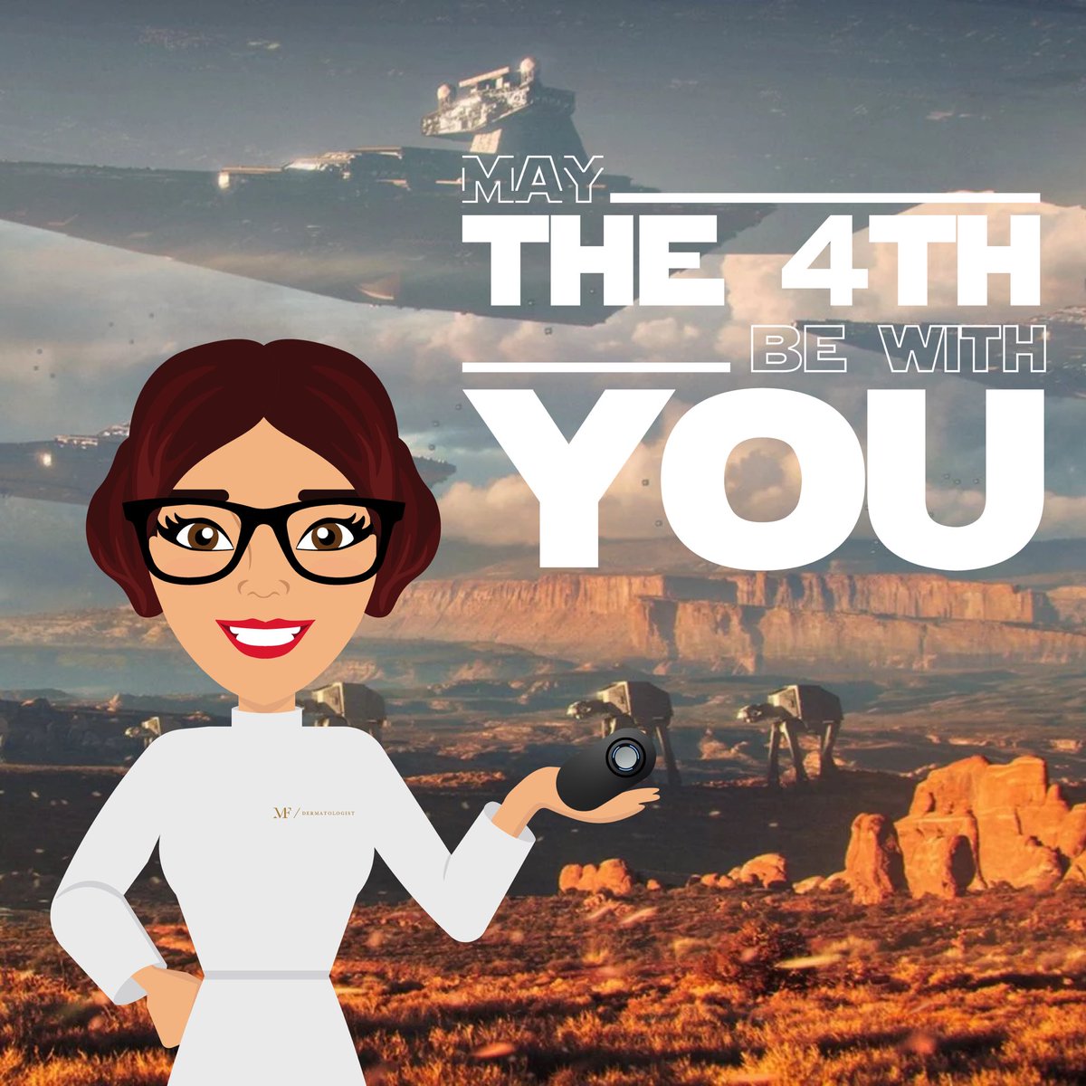 mfdermatologist's tweet photo. #May4thBeWithYou https://t.co/2jfaI4vcaR