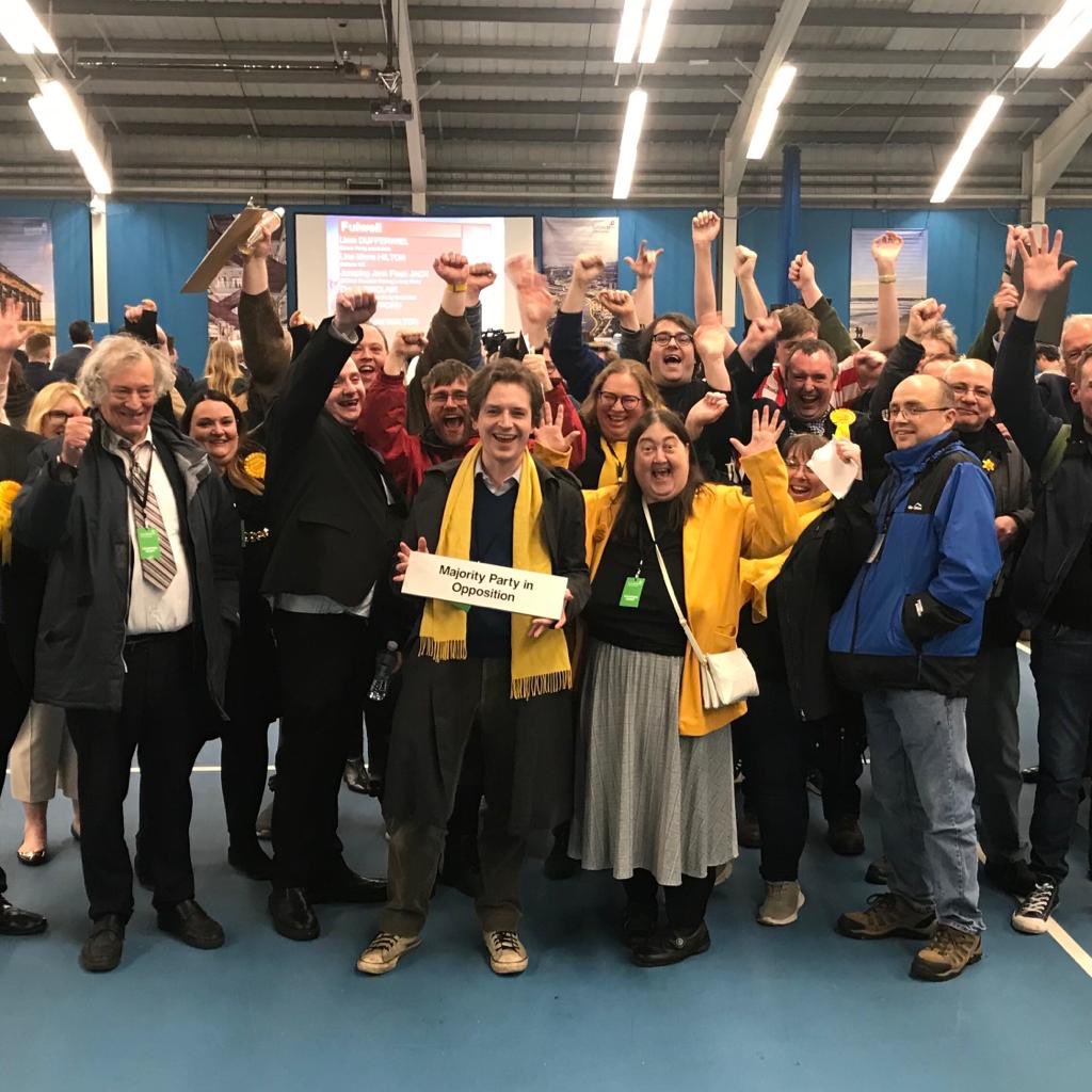The <a href="/LibDems/">Liberal Democrats</a> are now the official opposition on Sunderland Council 👏👏👏👏