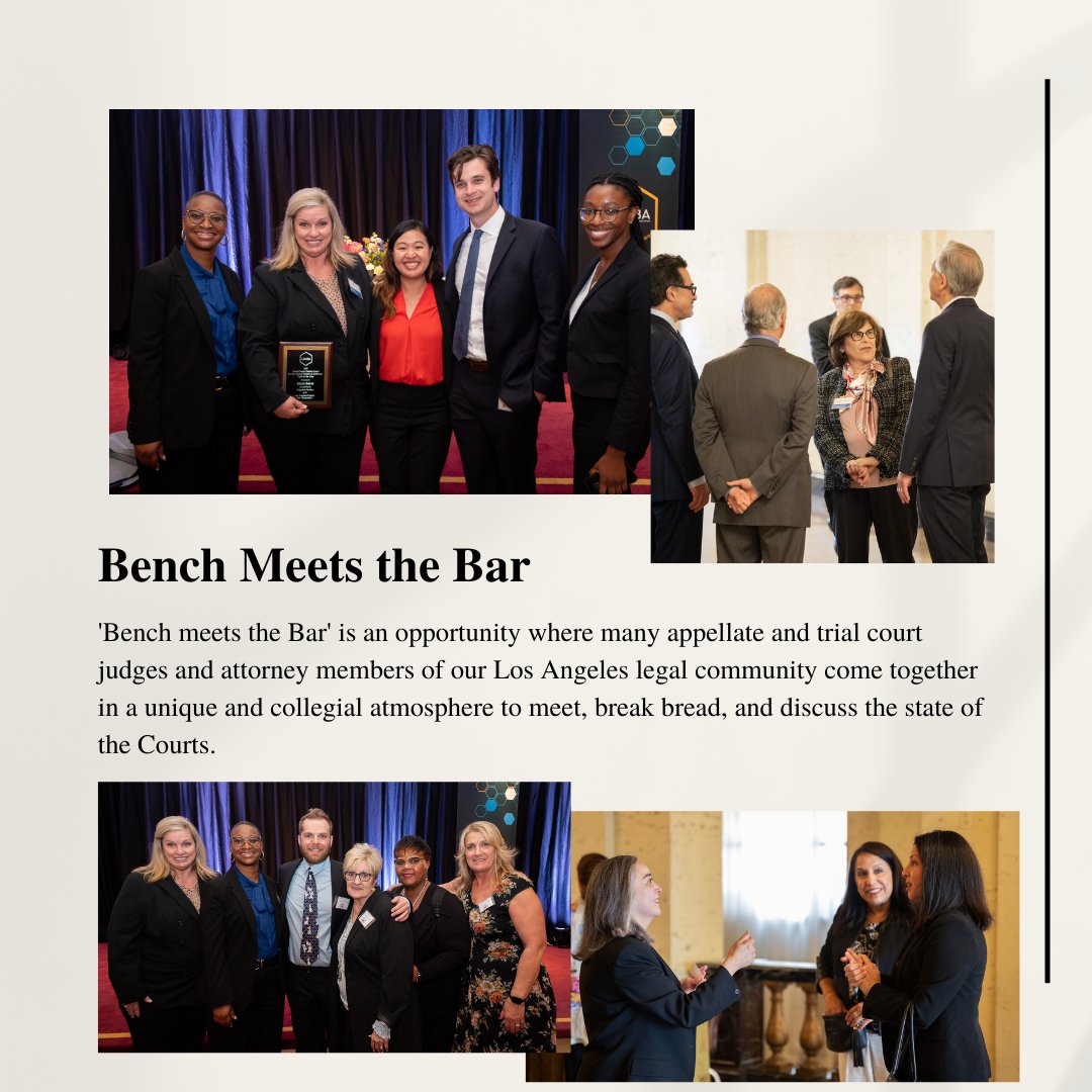 LACBA's tweet photo. ๐ Last week's Bench Meets the Bar Luncheon was an amazing time. Scroll to learn more about this annual event, and follow the link for more photos taken by @hectorislas!
https://t.co/GZuiee23qQ
#lacba #litigation #attorney #californialaw #benchmeetsbar #judge #law https://t.co/vdyjQVRSOn