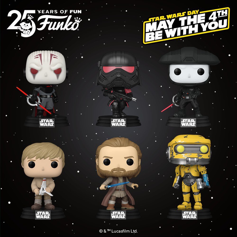 JonFunkos's tweet photo. Giveaway #88, RT + Like + Follow for a chance to win your choice of these new Star Wars Pops! Winner will be randomly chosen and announced on 5/10.

SW Pop Catalog ➡️ https://t.co/pUeLdsNAFF

#Funko #FunkoPop #FunkoFamily #StarWars #StarWarsDay https://t.co/5sSbEiMIob