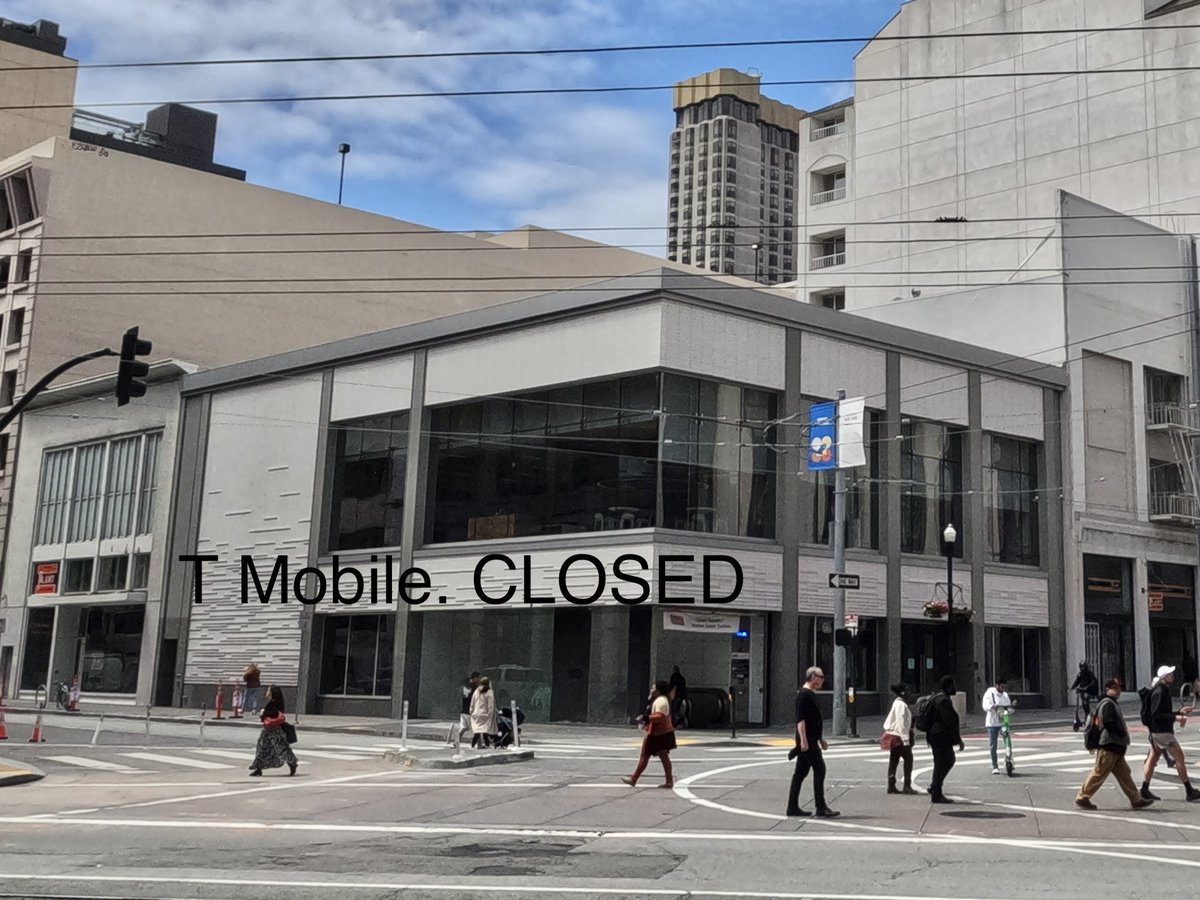 Old Fashioned SF on Twitter "T Mobile downtown SF. Bye bye"
