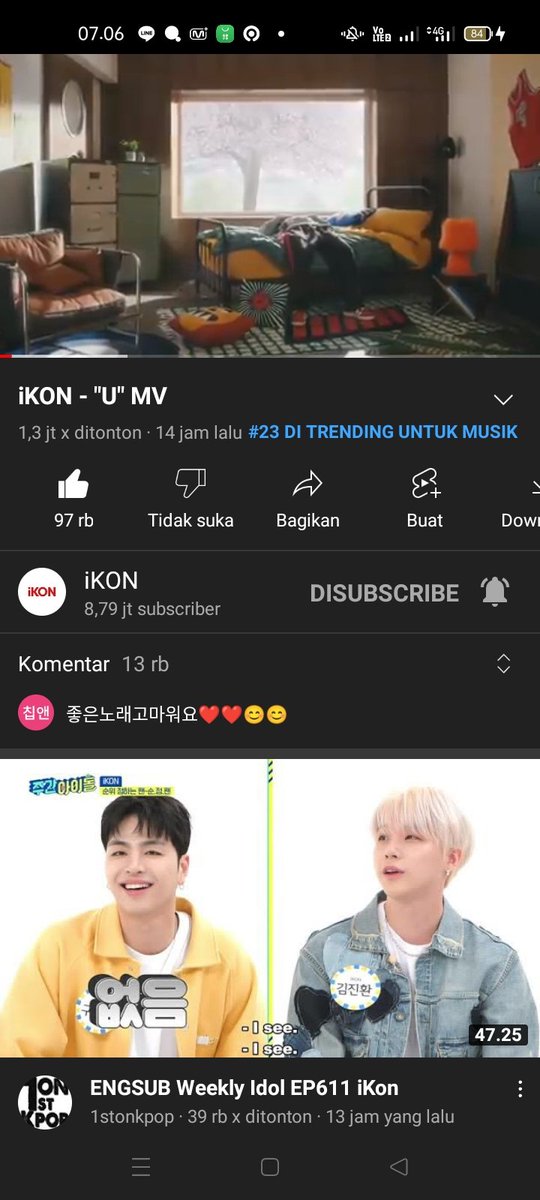 triplejee's tweet image. ✨iKONIC CHALLENGE✨

I challenge U
@_kjhkjh_ @sweetieyoyo_ @jinanifairy_ @chanwoostar @chnwoo26 @kyeoOwL
Happy streaming
U-iKON
🖇️youtu.be/f3wuMLWtUqQ

LET'S TAKE OFF iKON
#iKON_with_U #iKON
@iKONIC_143
#아이콘