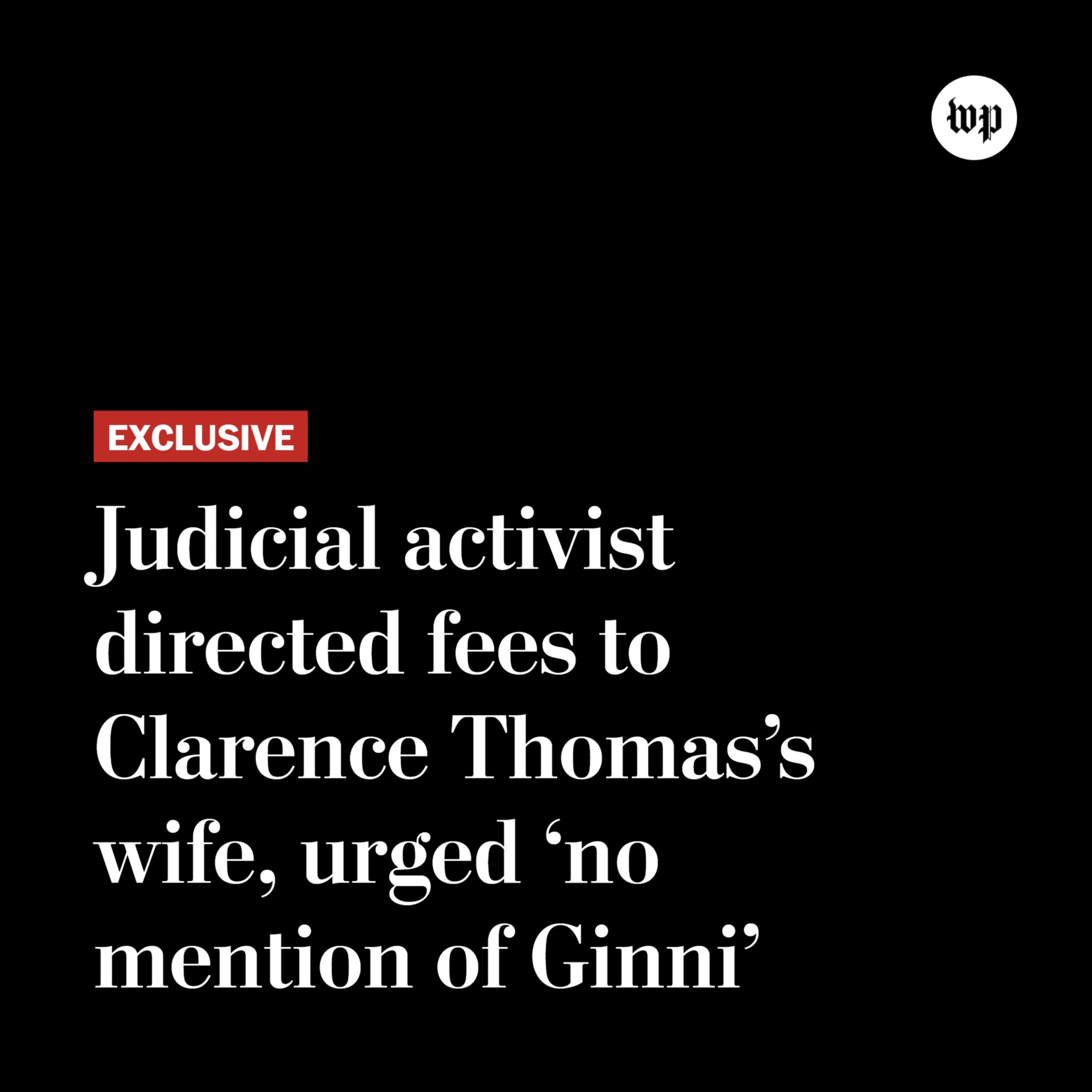 The Washington Post on Twitter "Exclusive Conservative judicial