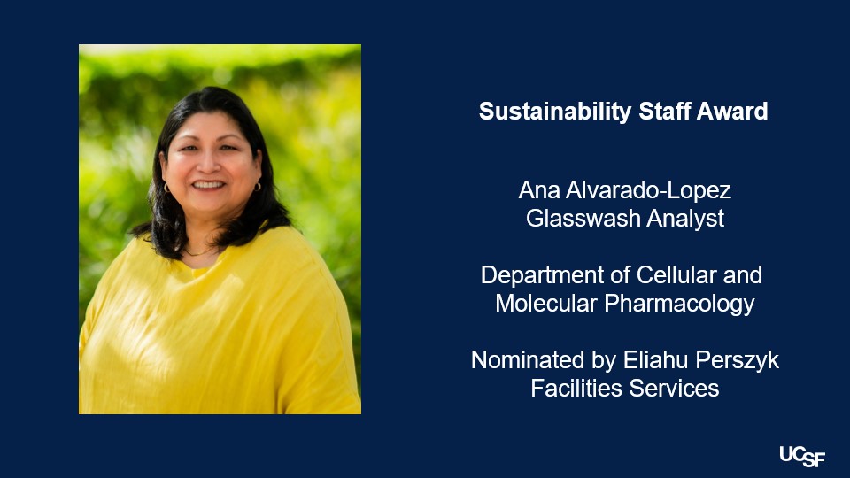 SustainUCSF's tweet photo. UCSF Sustainability Awards #UCSFproud #UCSFGreenEvents https://t.co/8IZlkjwPer