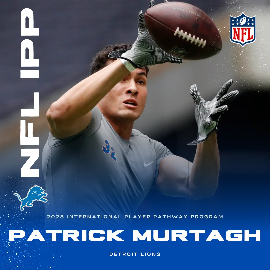 Australian &amp; former <a href="/GoldCoastSUNS/">Gold Coast Suns</a> player Patrick Murtagh joins <a href="/Lions/">Detroit Lions</a> as a part of the <a href="/NFL/">NFL</a> IPP Program.

Fantastic to see another Australian in the NFL.

gridirondownunder.com/2023/05/austra…

#GridironAustralia <a href="/NFLAustralia/">NFLAustralia now NFLAUNZ</a> #NFLIPP