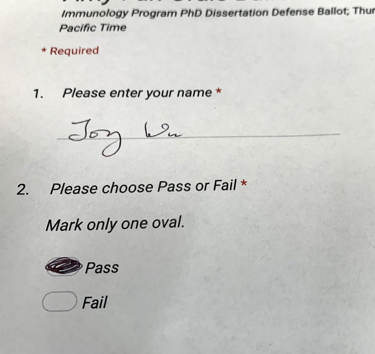 Joy Wu, MD, PhD (@joyywu) on Twitter photo My favorite superpower as a professor is the ability to approve a PhD. Congratulations Dr. <a href="/amycfanphd/">Amy Fan</a> <a href="/majetilab/">Majeti Lab</a> <a href="/stanfordimmuno/">Stanford Immunology</a> on your successful thesis defense! 🍾 Enjoy the Doritos! My favorite superpower as a professor is the ability to approve a PhD. Congratulations Dr. <a href="/amycfanphd/">Amy Fan</a> <a href="/majetilab/">Majeti Lab</a> <a href="/stanfordimmuno/">Stanford Immunology</a> on your successful thesis defense! 🍾 Enjoy the Doritos!