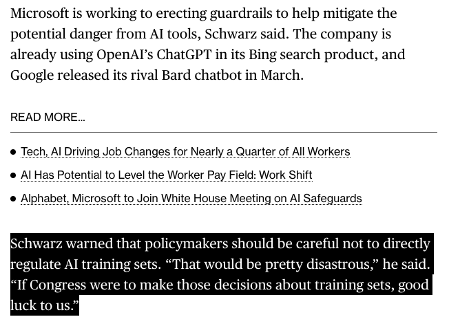 Guess what Michael - Regulating transparency for AI data is *exactly* what we need to do!

You can't:
control what you don't monitor,
monitor what you don't measure,
measure what you don't see.

None of this adds friction. Ask me how?

#AI #Regulation #DataProvenance #DataLineage