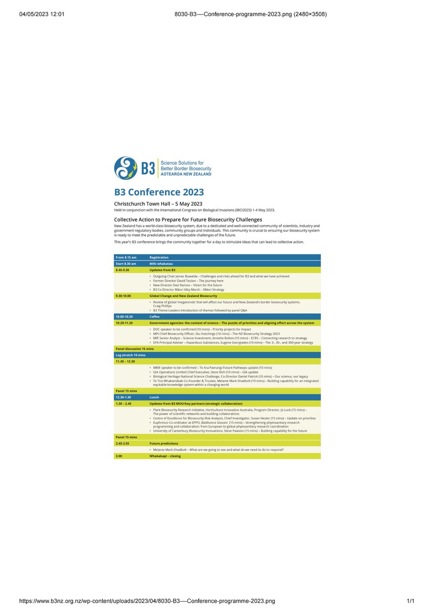 Euphresco network (@euphresco) on Twitter photo We are delighted to meet the B3 community <a href="/B3Director/">former B3 Director</a> and discuss opportunities for collective actions and joint work for #onebiosecurity b3nz.org.nz We are delighted to meet the B3 community <a href="/B3Director/">former B3 Director</a> and discuss opportunities for collective actions and joint work for #onebiosecurity b3nz.org.nz
