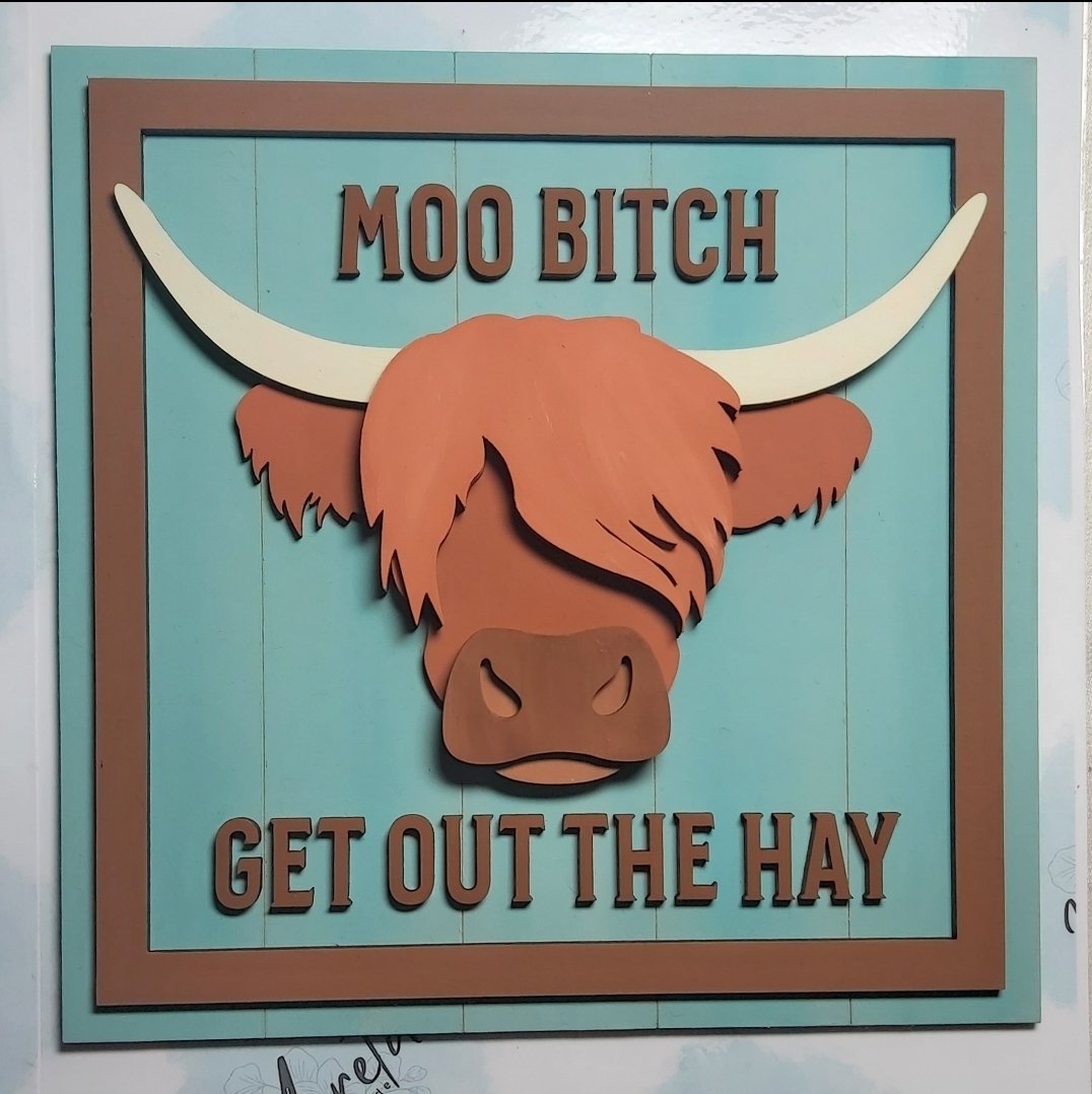 MeretaHandmade's tweet photo. 19cm Highland Coo Plaque 😍

£15 plus postage.

1 available - as pictured - ready to post.

Also available made to order. 3 week max turnaround time - painted any colour scheme 😊

#highlandcoo #coo #cow #pun #playonwords #humour #Scotland #handmade #meretahandmade #htlmp #tlosbn https://t.co/jyloJvzmTJ