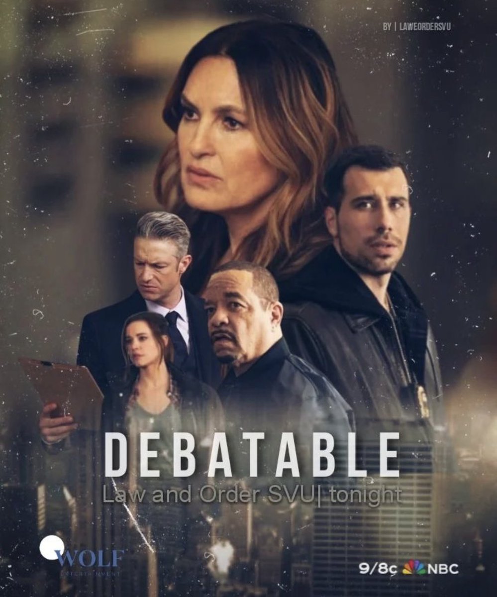 All new SVU Tonight! Lock it in. <a href="/WolfEnt/">Wolf Entertainment</a> SVU24 💥